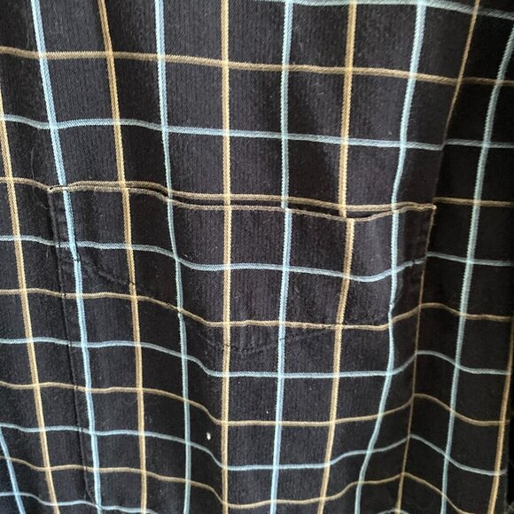 PIERRE CARDIN Button Down Shirt Collared Short-Sleeve 100% Cotton Size Large - Picture 4 of 5